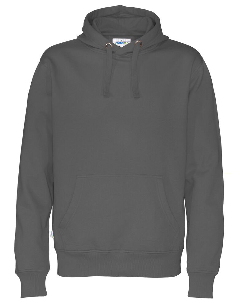 HOODIE MAN - GOTS GECERTIFICEERD — Antraciet