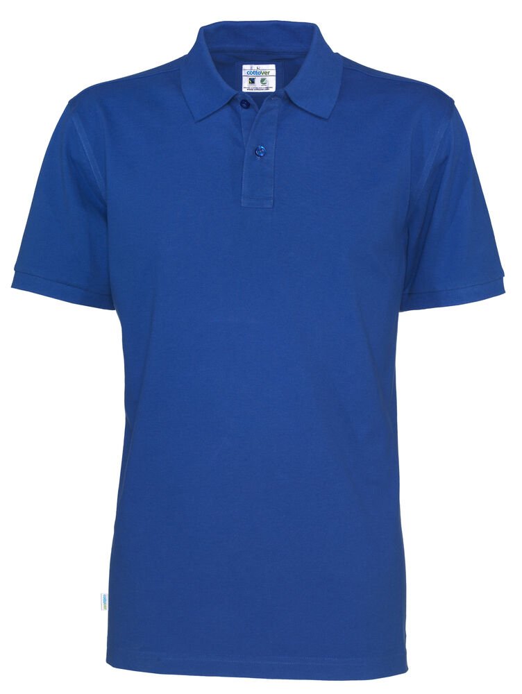 POLO PIQUE MAN - GOTS GECERTIFICEERD — Koninklijk Blauw