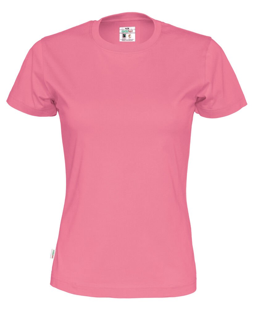 T-SHIRT LADY - GOTS GECERTIFICEERD — Roze
