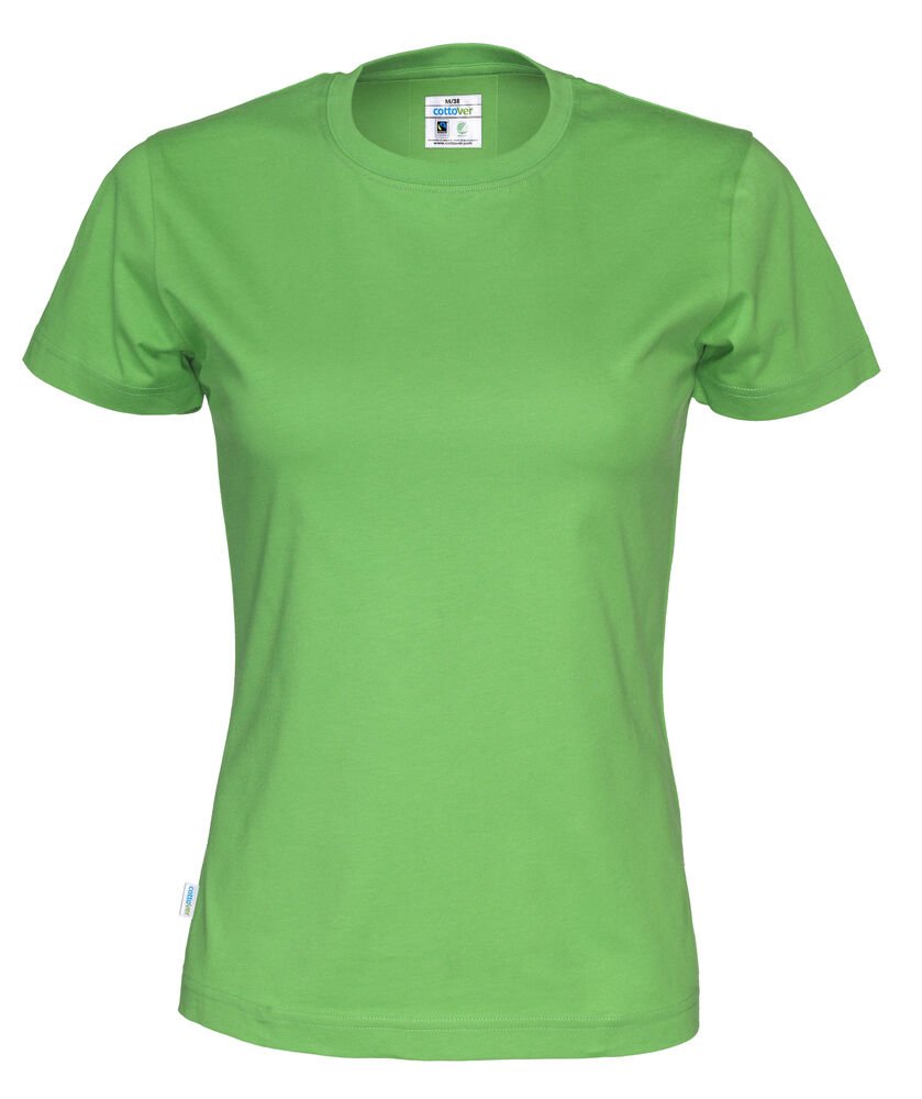 T-SHIRT LADY - GOTS GECERTIFICEERD — Groen