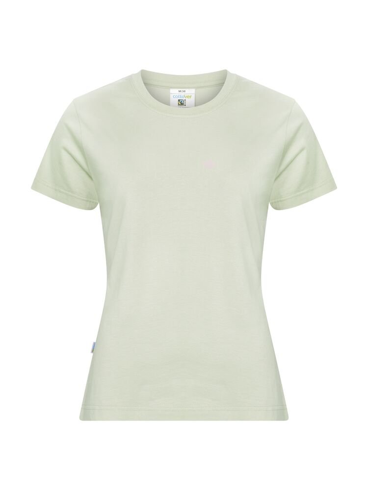 T-SHIRT LADY - GOTS GECERTIFICEERD — Pistache
