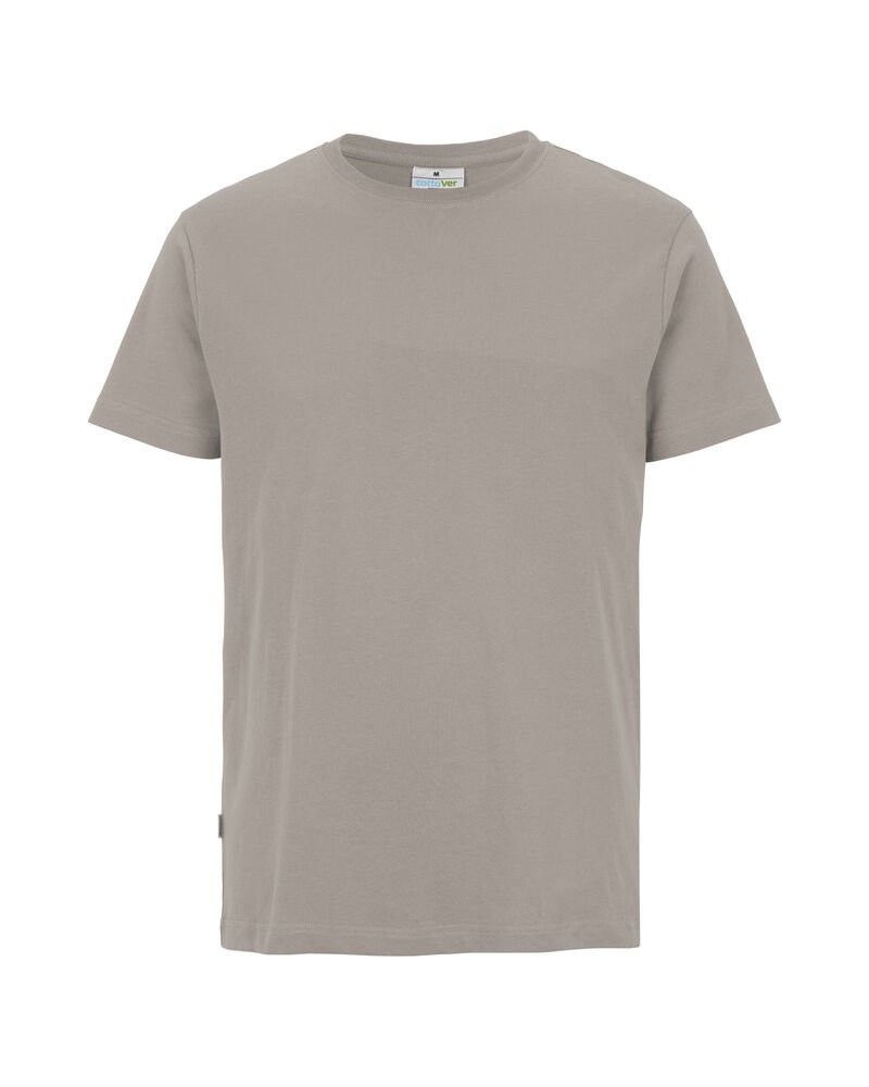 T-SHIRT MAN - GOTS GECERTIFICEERD — Donker Zand