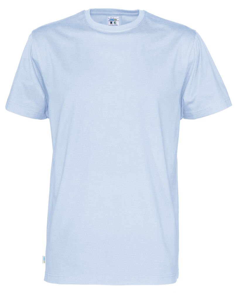 T-SHIRT MAN - GOTS GECERTIFICEERD — Hemelsblauw