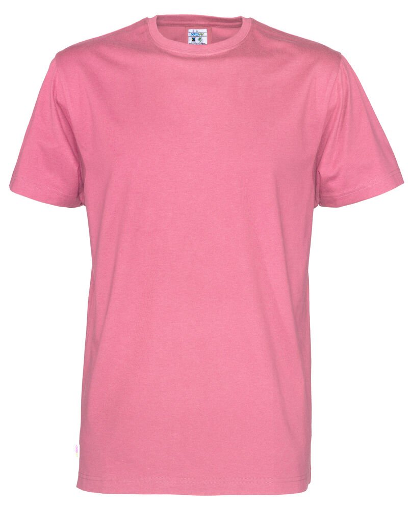 T-SHIRT MAN - GOTS GECERTIFICEERD — Roze