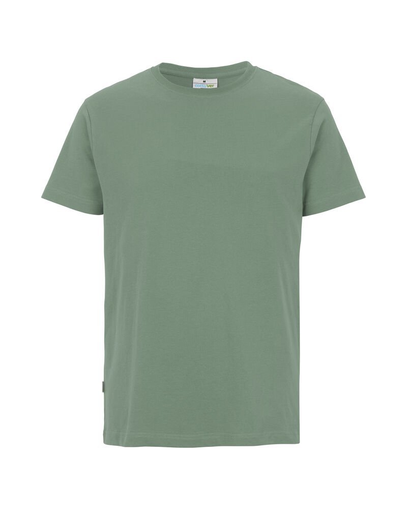 T-SHIRT MAN - GOTS GECERTIFICEERD — Vintage Groen