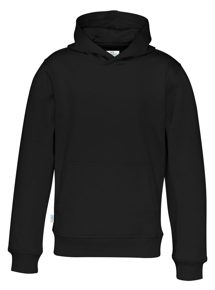 HOODIE KID - GOTS GECERTIFICEERD — Zwart