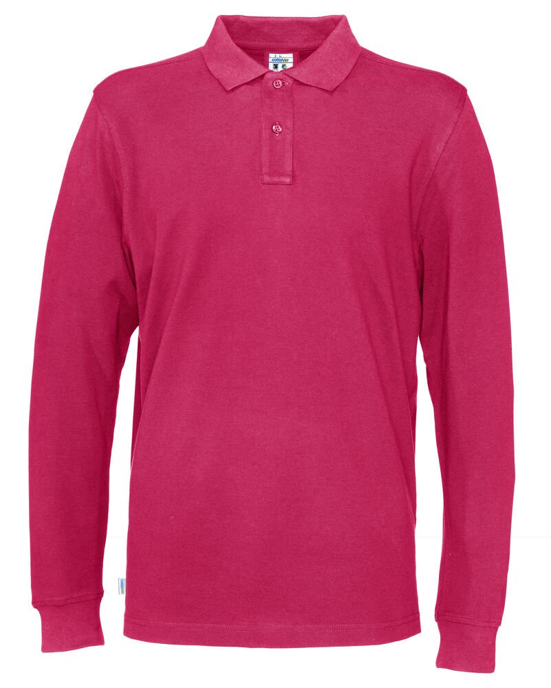 POLO PIQUE LONG SLEEVE MAN - GOTS GECERTIFICEERD — Kersrood