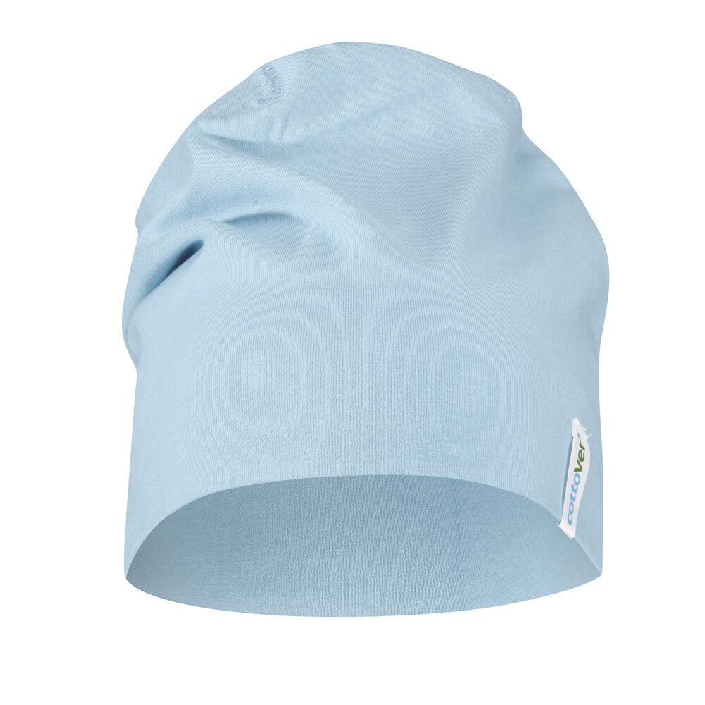 BEANIE - GOTS GECERTIFICEERD — Hemelsblauw