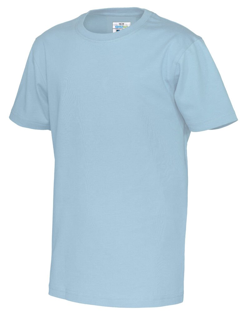 T-SHIRT SS KID - GOTS GECERTIFICEERD — Hemelsblauw