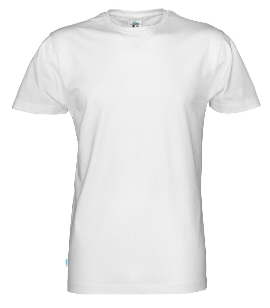 T-SHIRT SS KID - GOTS GECERTIFICEERD — Wit