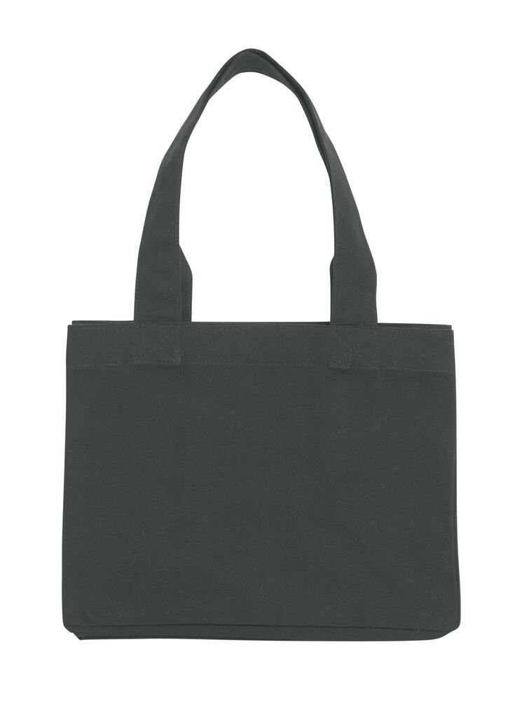 TOTE BAG HEAVY SMALL - GOTS GECERTIFICEERD — Antracite