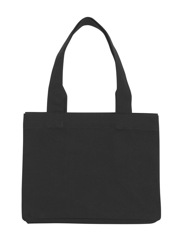TOTE BAG HEAVY SMALL - GOTS GECERTIFICEERD — Zwart