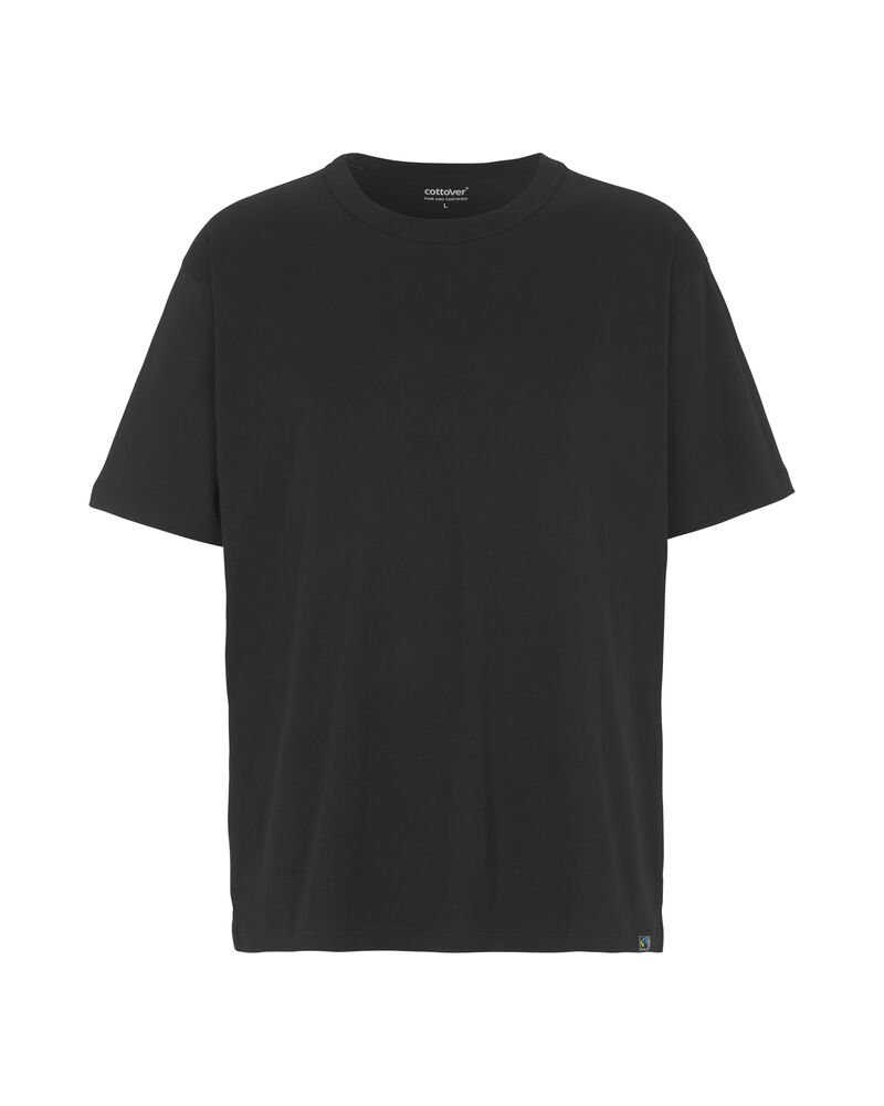 Oversize T-shirt — Zwart
