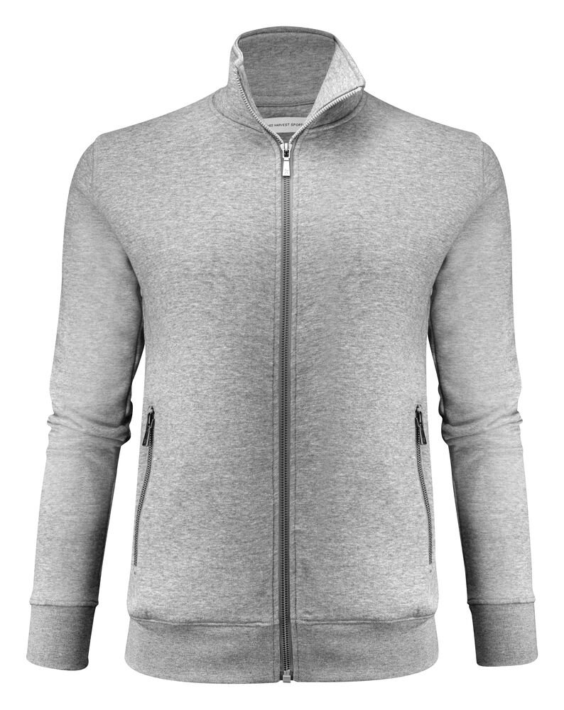 Melville Heights Sweater Volledige Rits Dames — Grijs Mêlée
