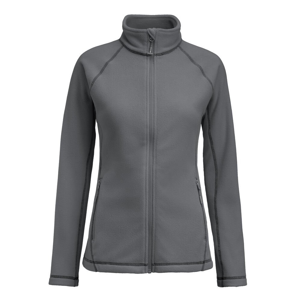 Zion Fleece Dames — Staalgrijs