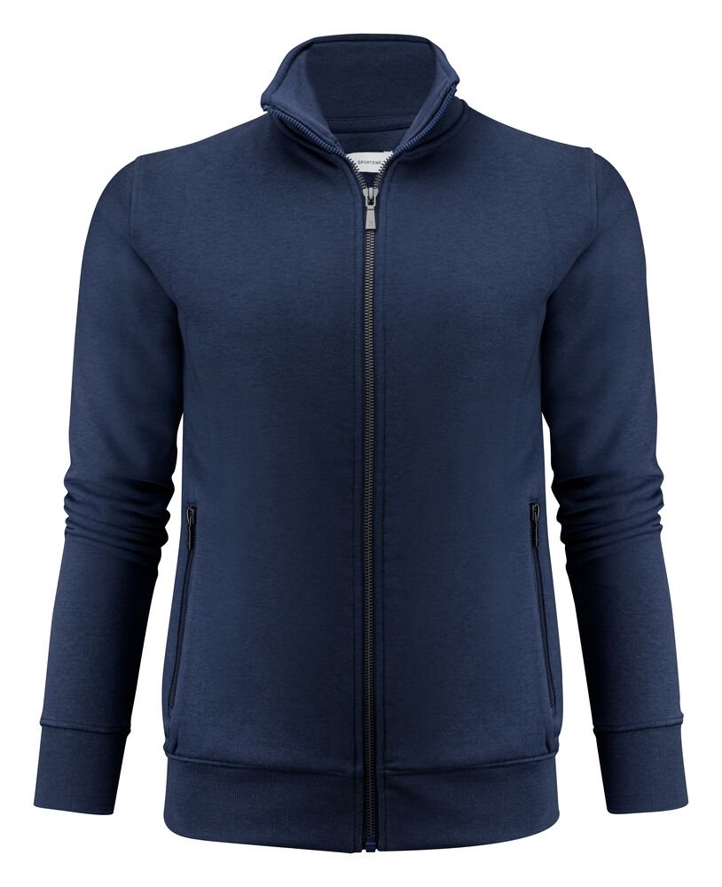 Melville Heights Sweater Volledige Rits Dames — Marine