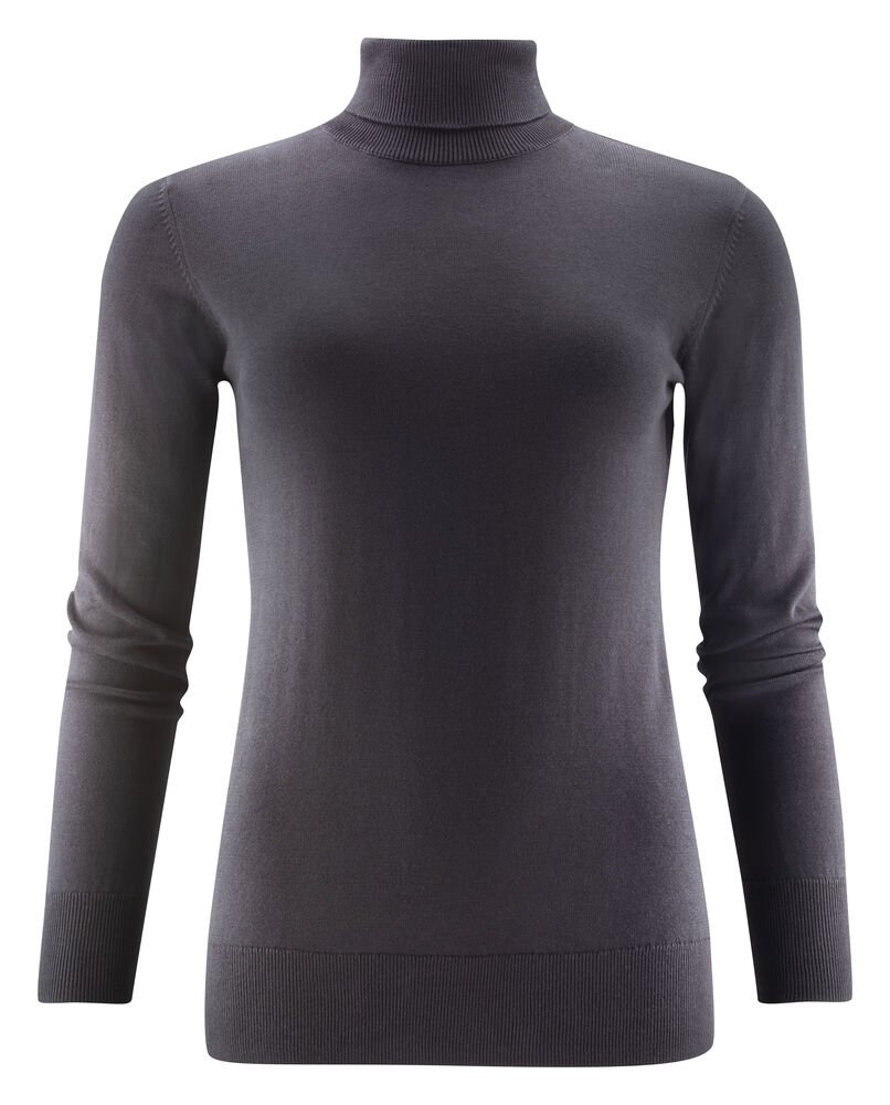 Ashland Turtle Gebreide Sweater Dames — Zwart
