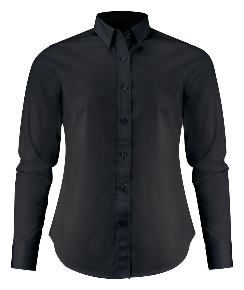 Acton Hemd Dames — Zwart
