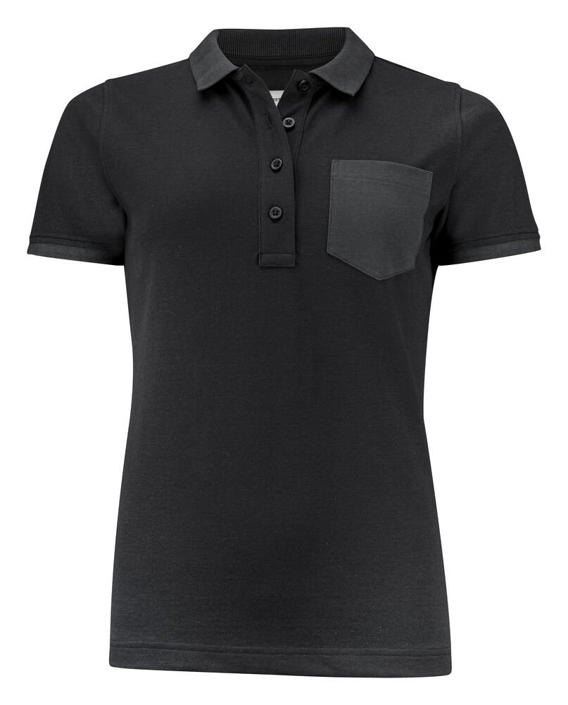 Pinedale Polo Pique Dames — Zwart