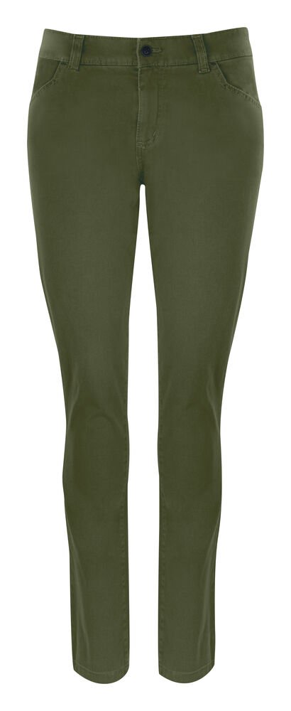 Officer Broek Dames — Mosgroen