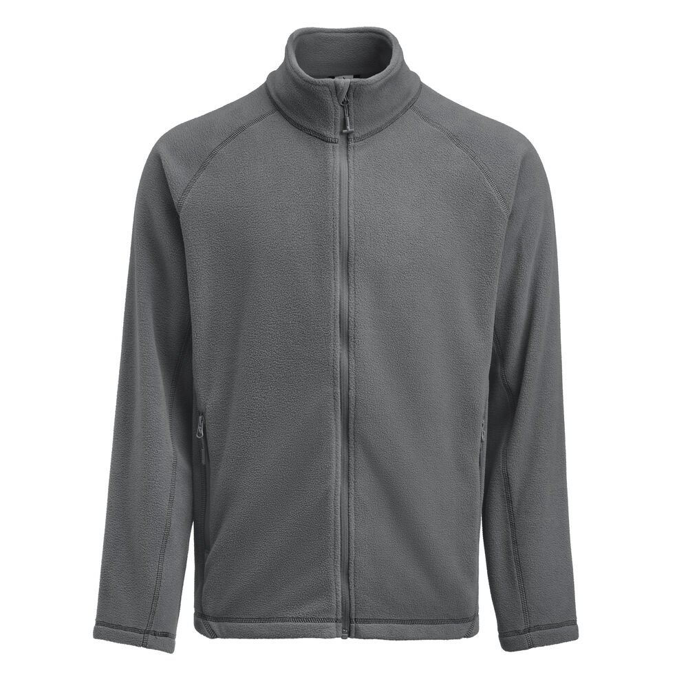 Zion Fleece Heren — Staalgrijs