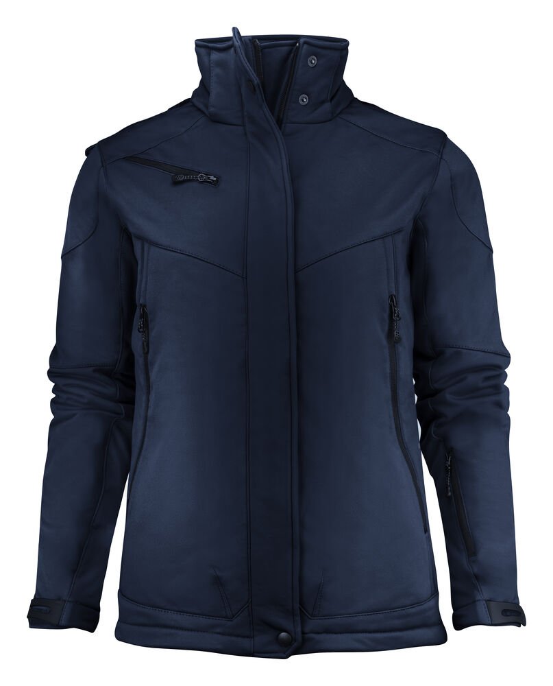 Skeleton Softshell Jas Dames — Donker Marine