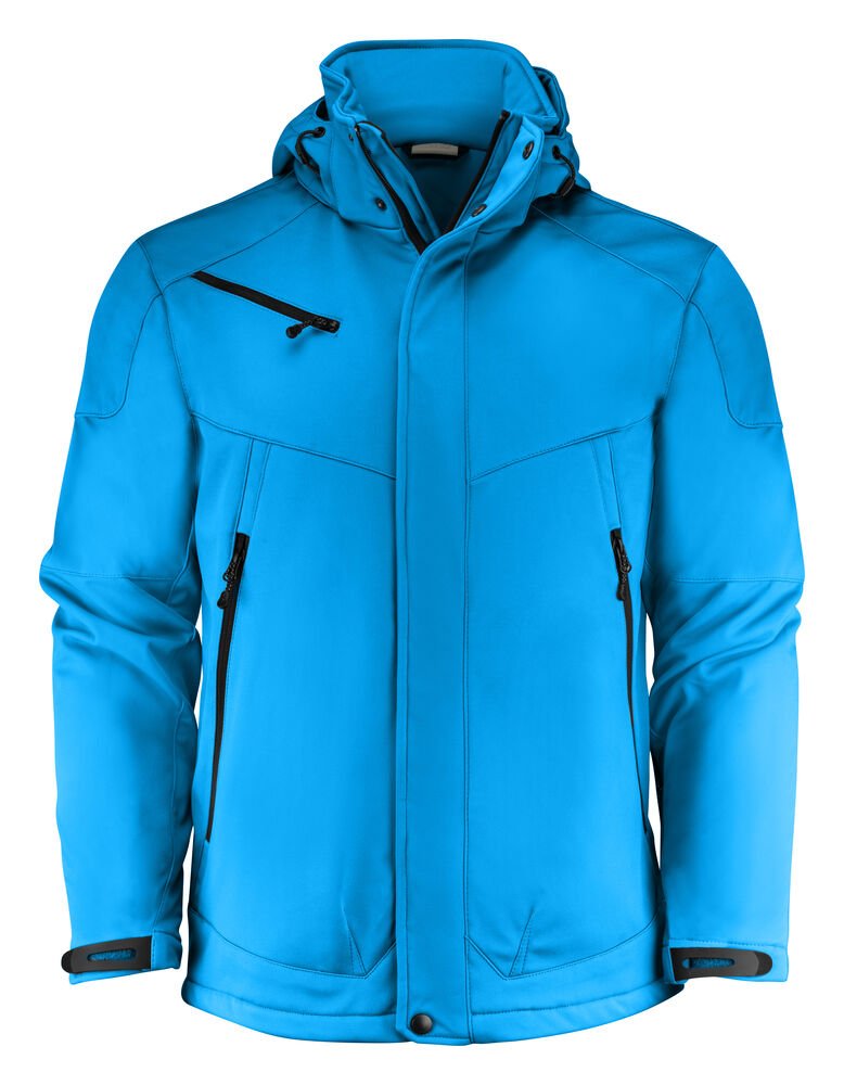 Skeleton Softshell Jas Heren — Oceaan Blauw