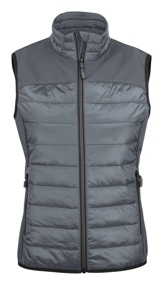 Expedition  Bodywarmer Dames — Staalgrijs
