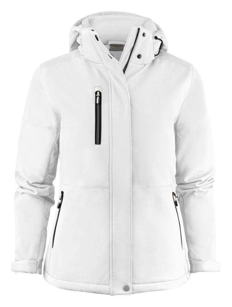 Overlanding Softshell Jas Dames — Wit