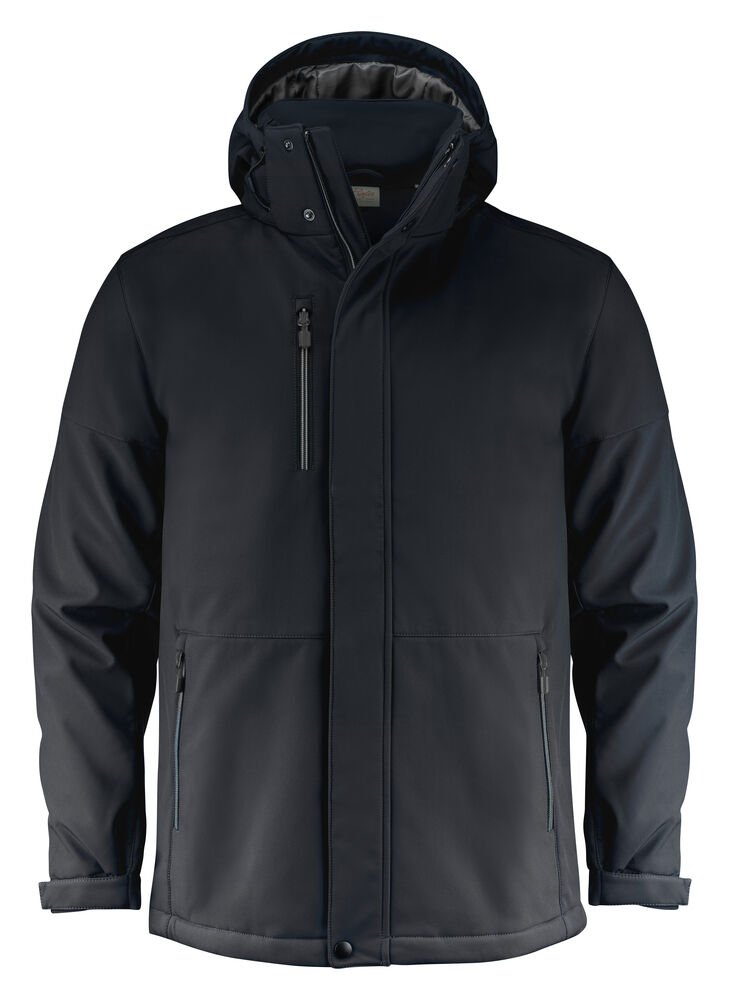 Overlanding Softshell Jas Heren — Zwart
