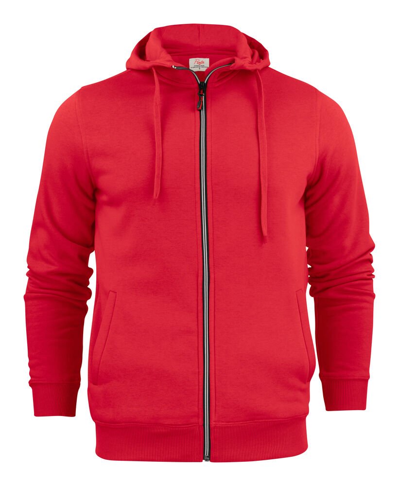Overhead Sweater Volledige Rits Heren — Rood