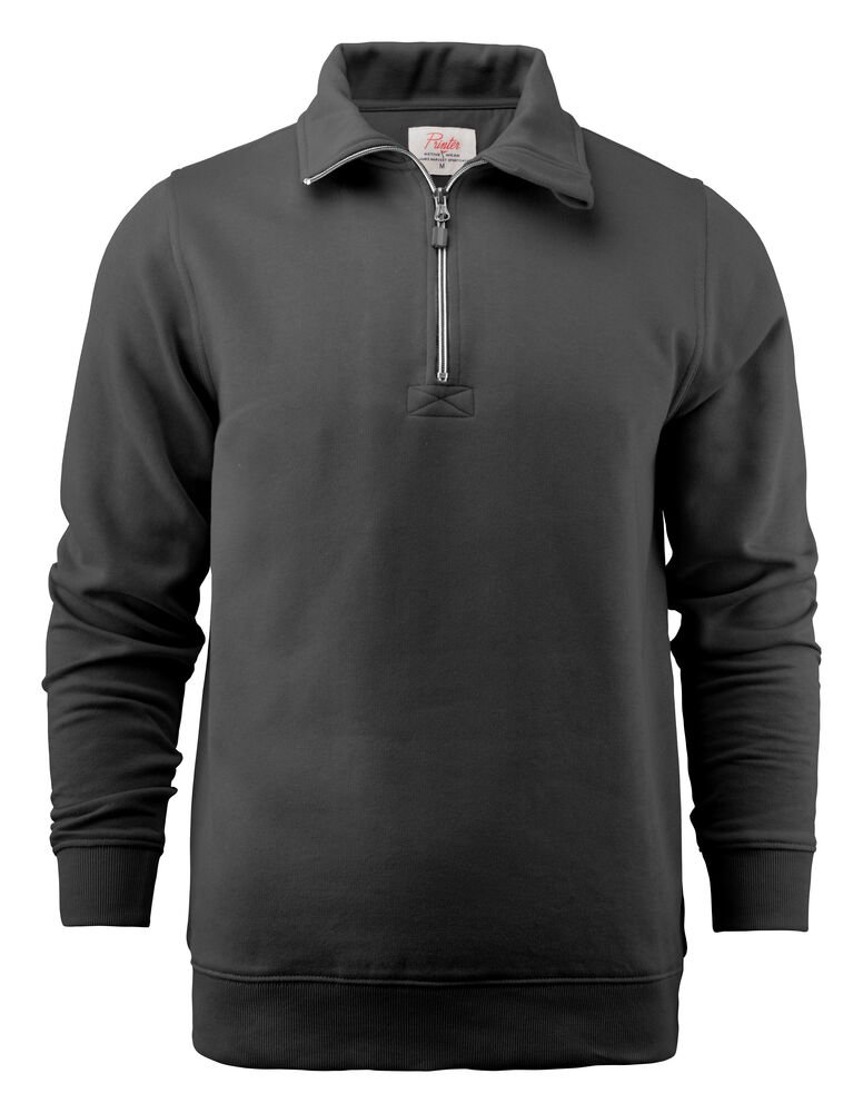 Rounders RSX Sweater Halve Rits Unisex — Zwart