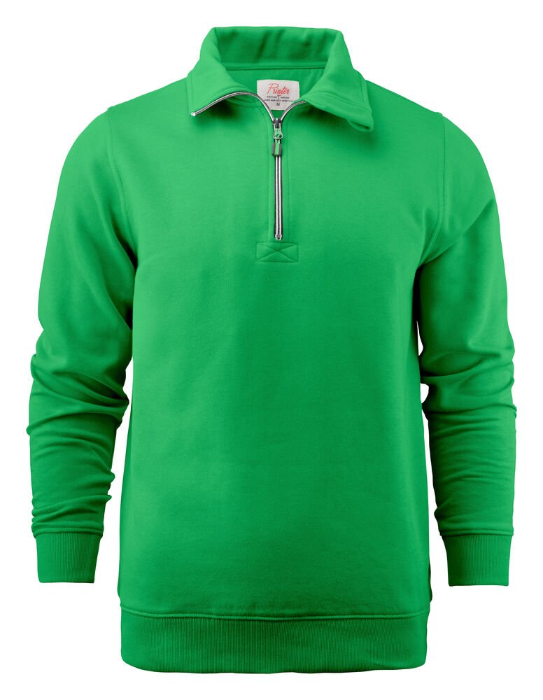 Rounders RSX Sweater Halve Rits Unisex — Frisgroen