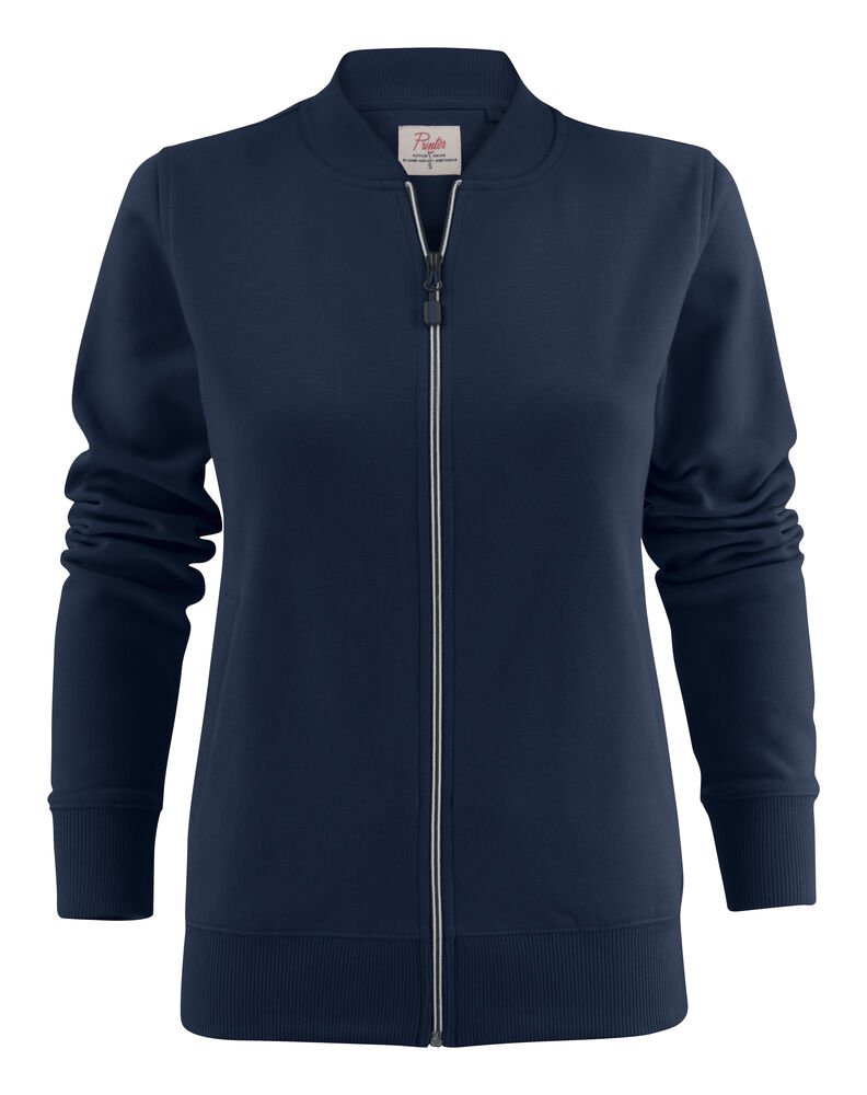 Javelin Sweater Volledige Rits Dames — Marine