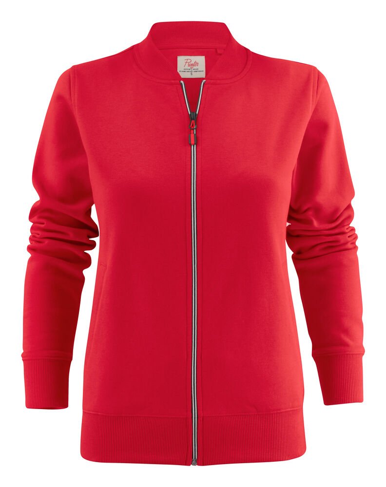 Javelin Sweater Volledige Rits Dames — Rood