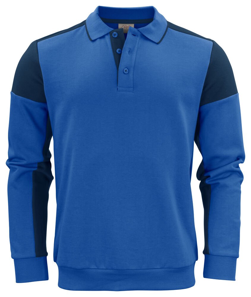 Prime Polosweater Unisex — Kobalt/Marine