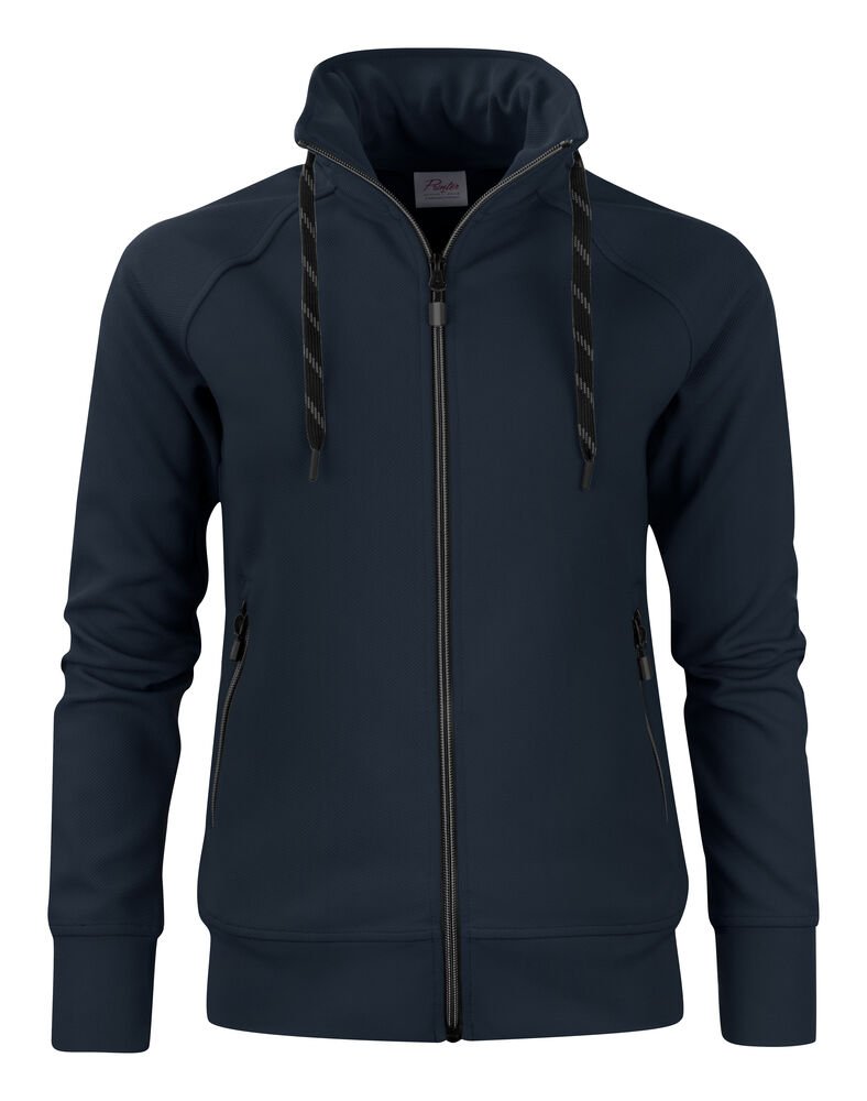 Jog RSX Sweater Volledige Rits Dames — Donker Marine
