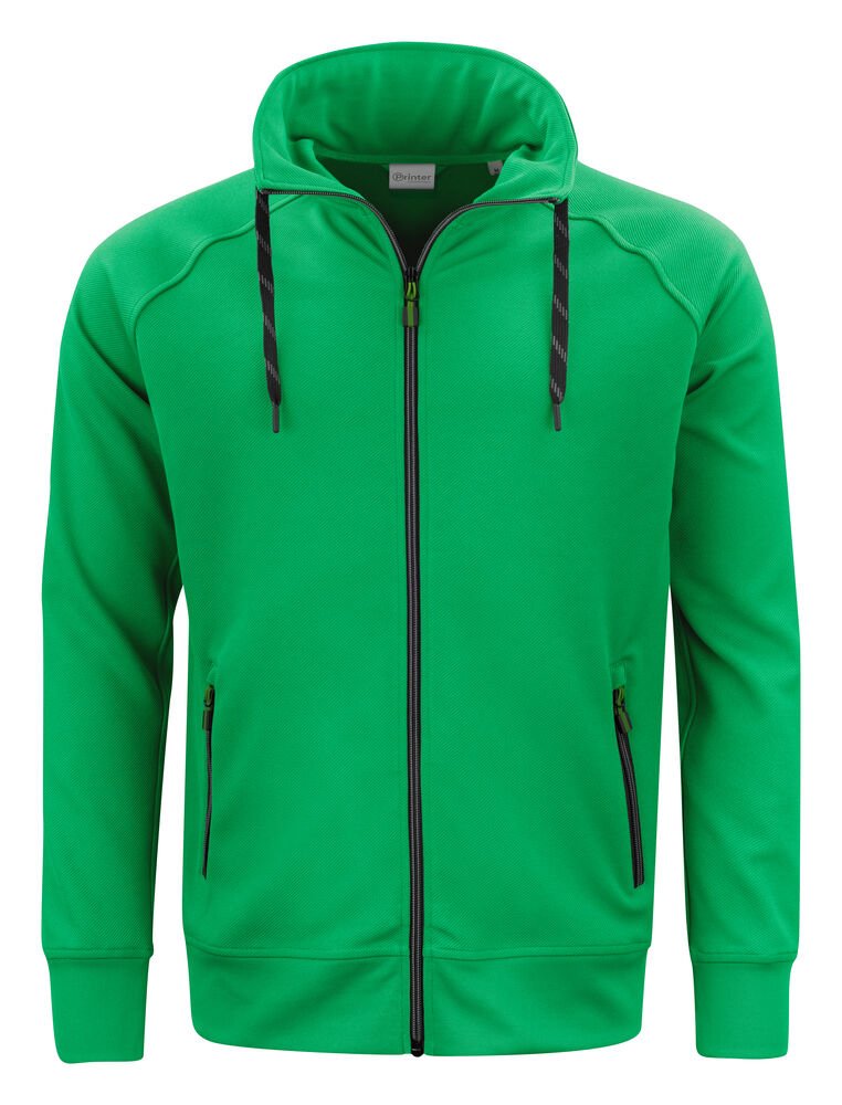 Jog RSX  Sweater Volledige Rits Heren — Frisgroen