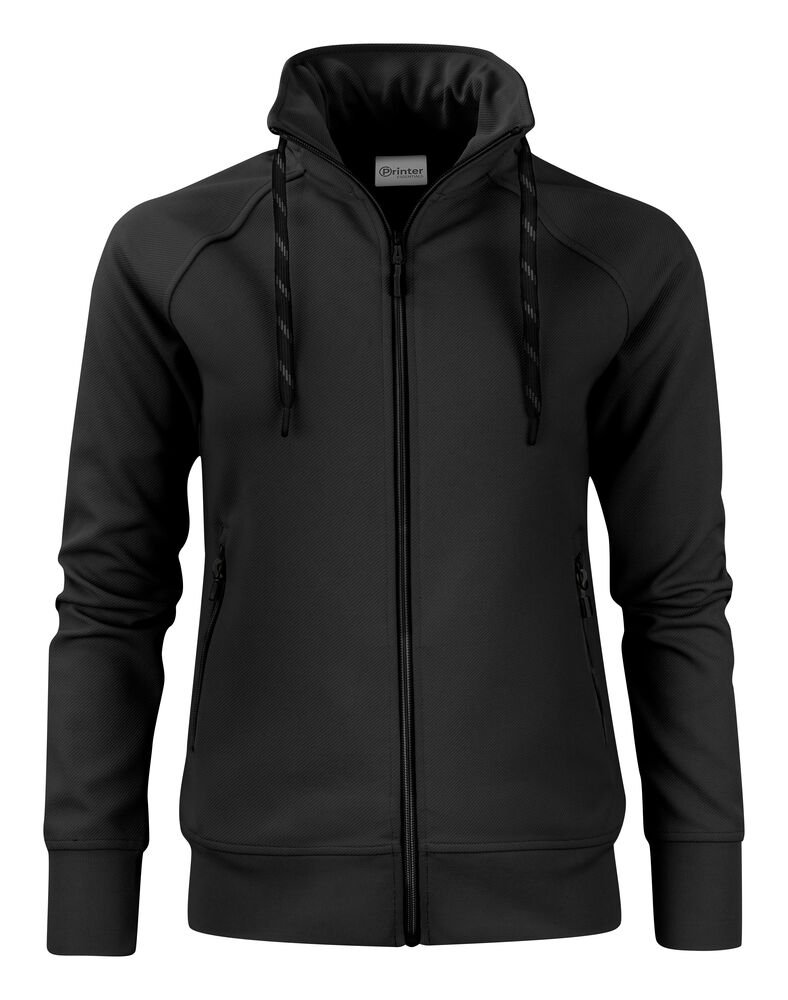 Jog RSX Sweater Volledige Rits Dames — Zwart