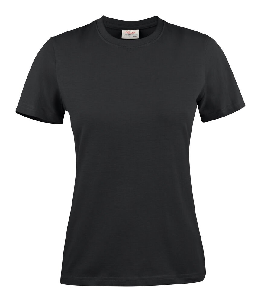 Heavy T T-Shirt Dames — Zwart