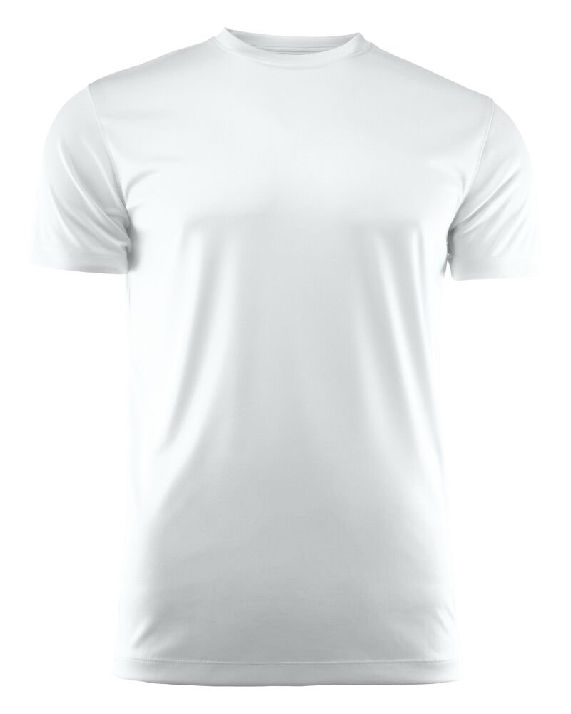 Run T-Shirt Heren — Wit