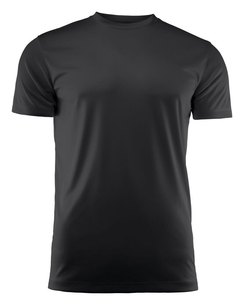 Run T-Shirt Heren — Zwart