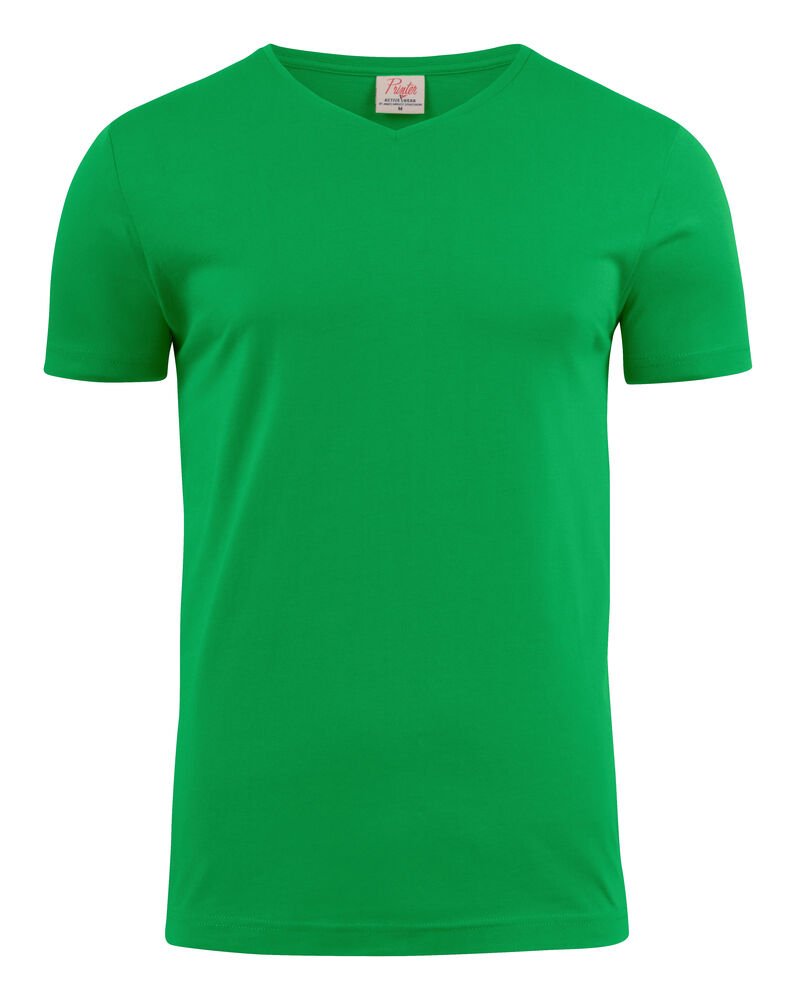 Heavy V-neck T-Shirt Heren — Frisgroen