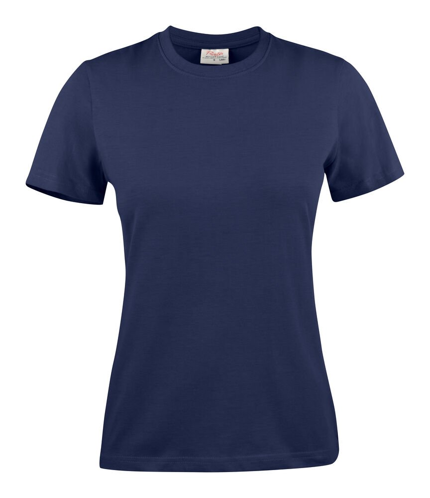 Light  T-Shirt Dames — Donker Marine