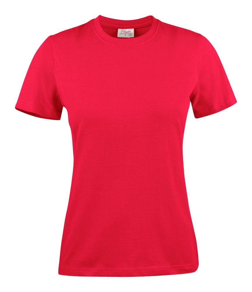 Heavier Pro T-Shirt Dames — Rood