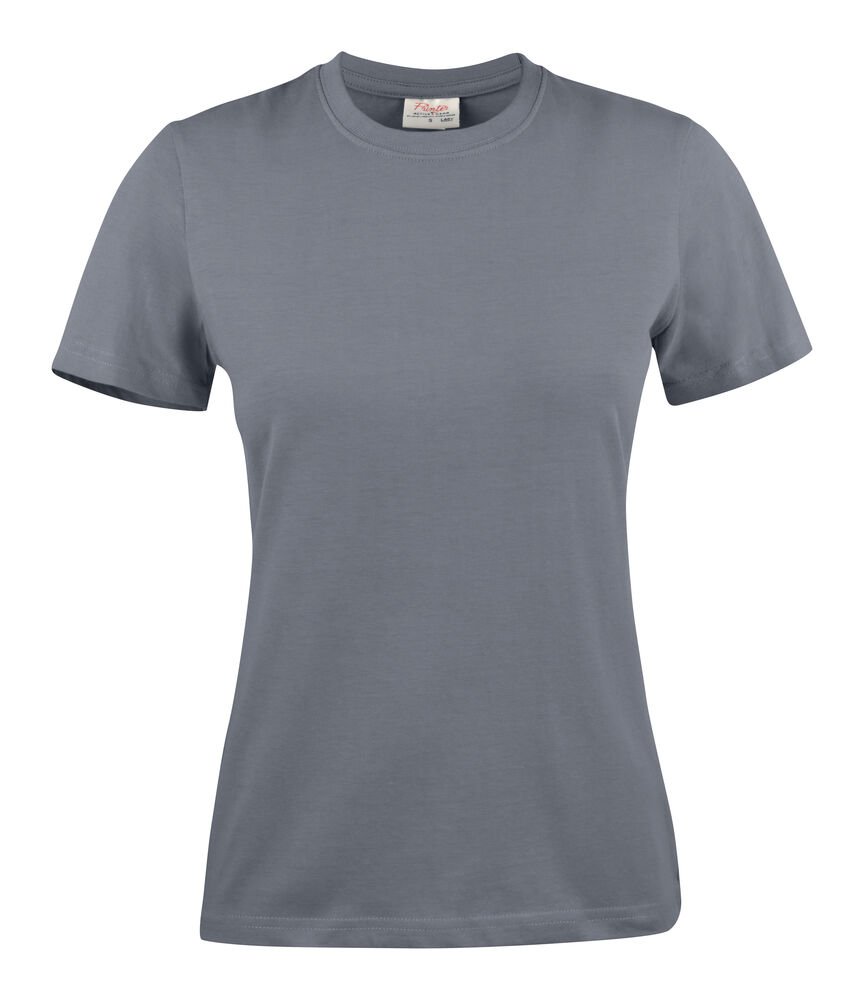 Heavier Pro T-Shirt Dames — Staalgrijs