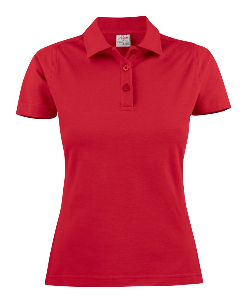 Surf Polo Pique Dames — Rood