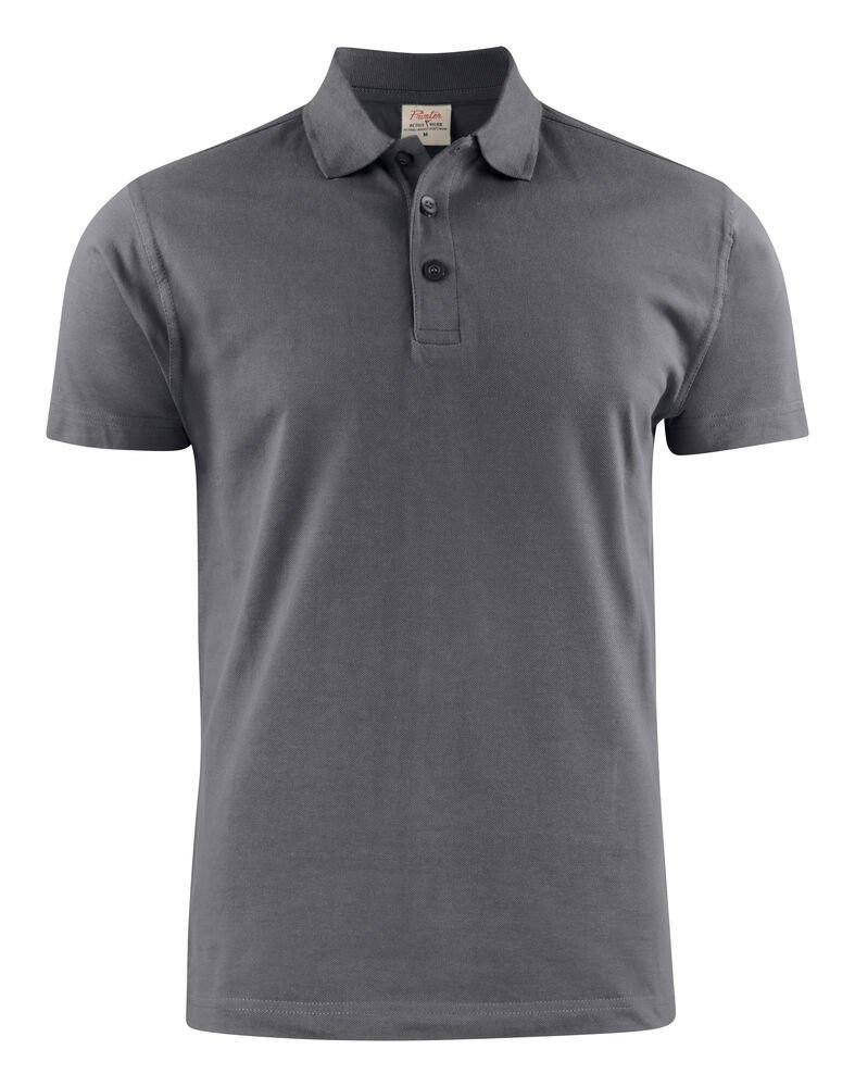 Surf RSX Polo Pique Heren — Staalgrijs