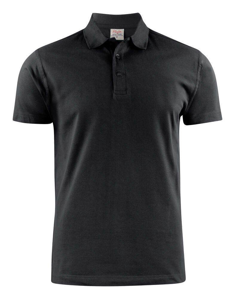 Surf RSX Polo Pique Heren — Zwart