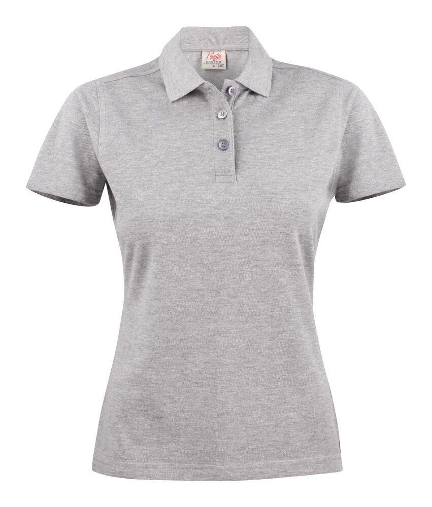 Surf Light  Polo Pique Dames — Grijs Mêlée